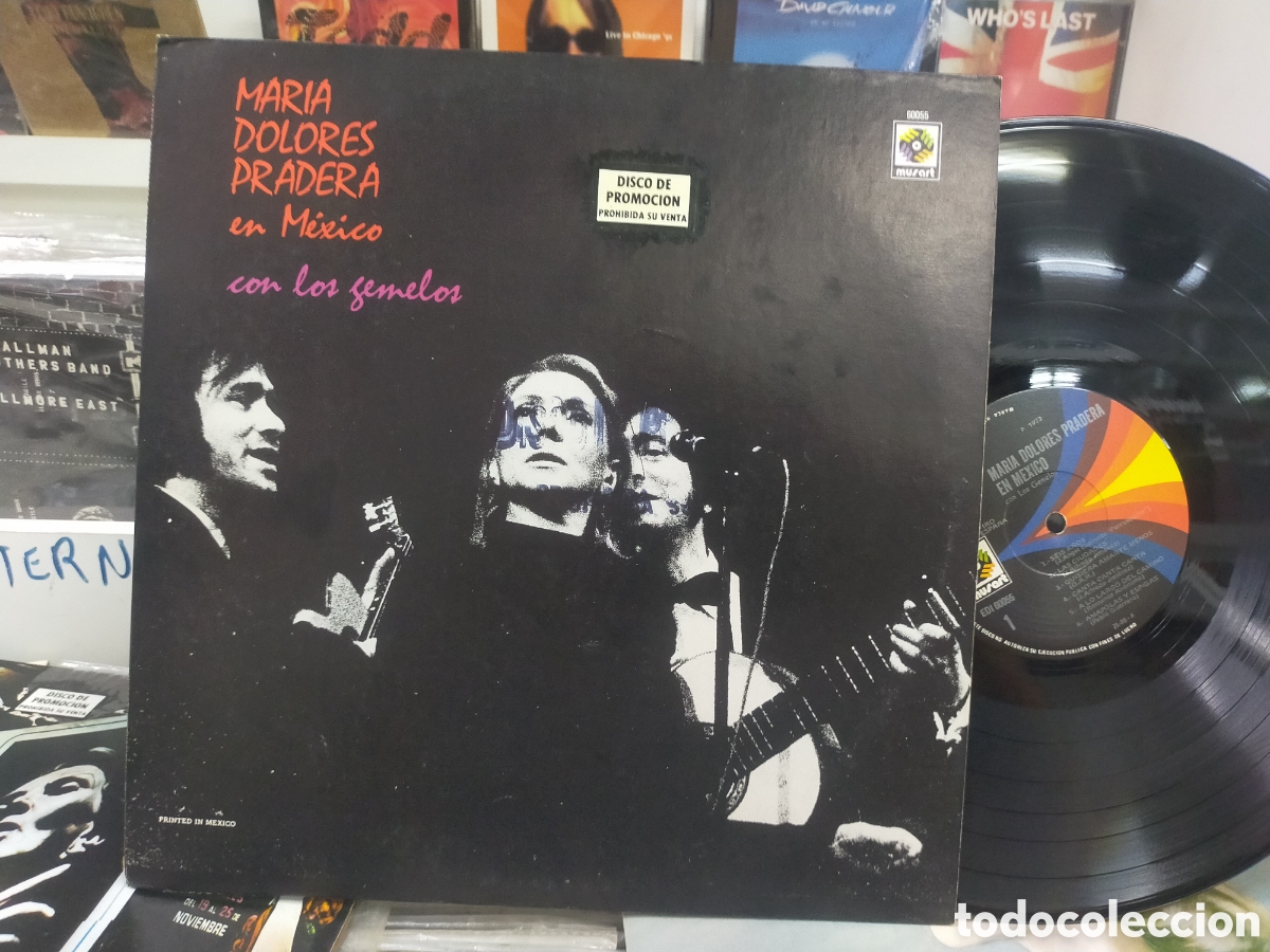 Discos de vinilo: Mar&iacute;a dolores pradera en M&eacute;xico lp promocional M&eacute;xico 1973