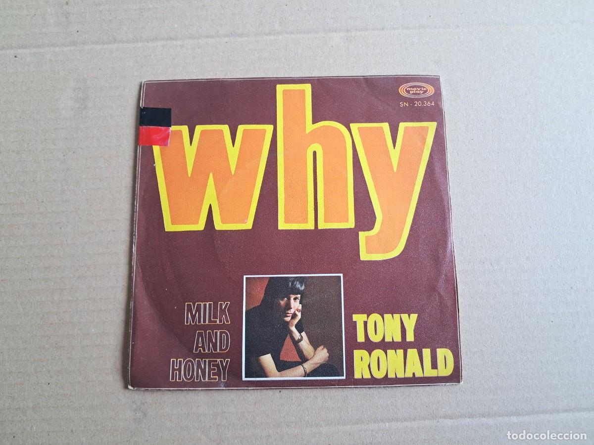 Discos de vinilo: TONY RONALD - WHY SINGLE 1970