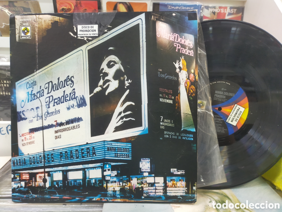 Discos de vinilo: Mar&iacute;a dolores pradera lp promocional M&eacute;xico 1974
