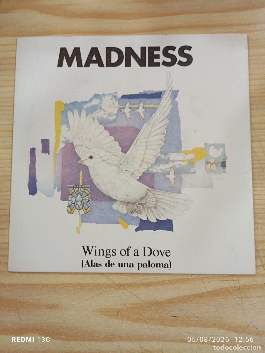Discos de vinilo: Single - Madness &ndash; Wings Of A Dove = Alas De Una Paloma / Behind The 8 Ball EXCELENTE COPIA