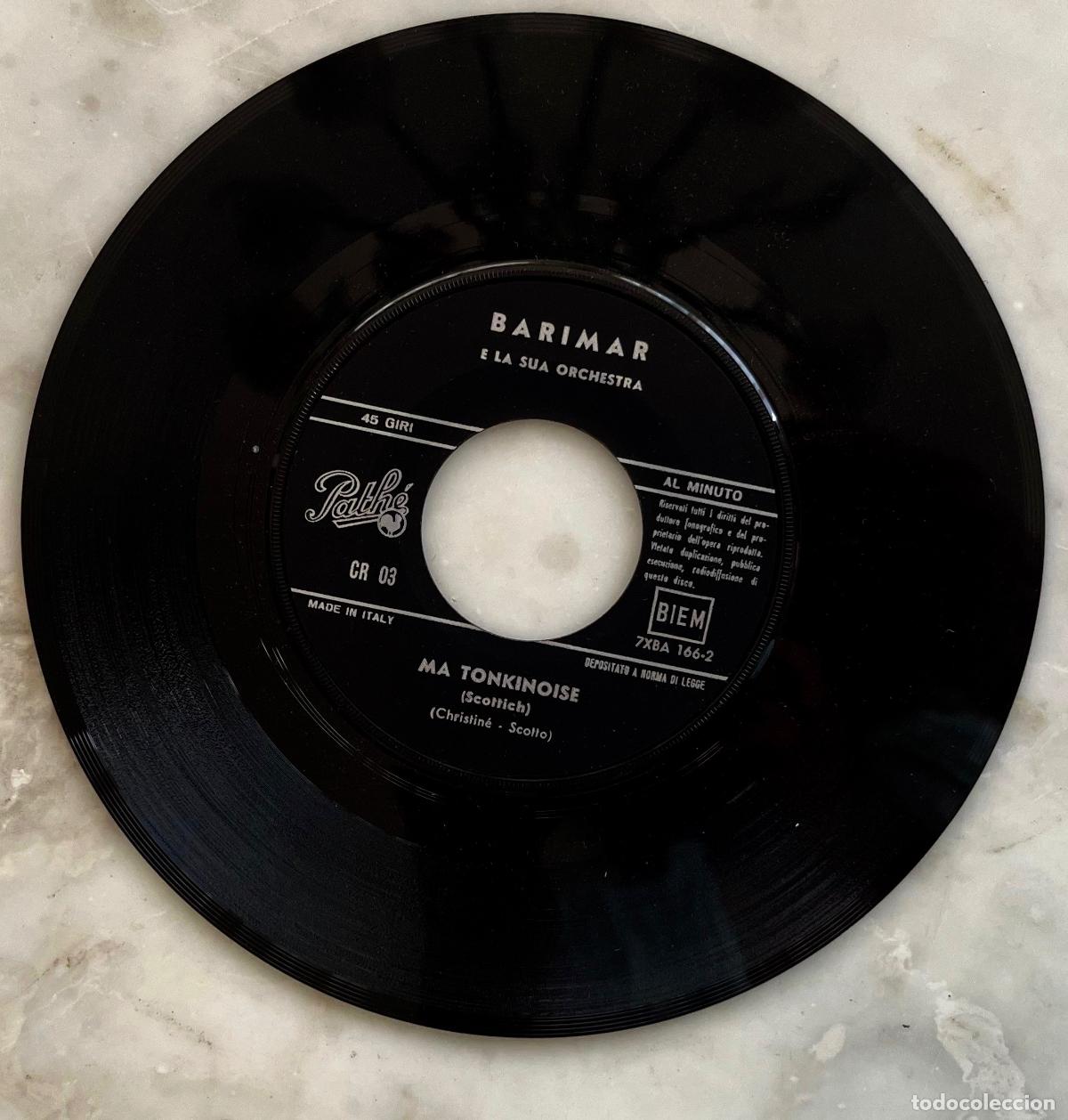 Discos de vinilo: BARIMAR E LA SUA ORCHESTRA. MA TONKINOISE. SINGLE ORIGINAL ITALIA