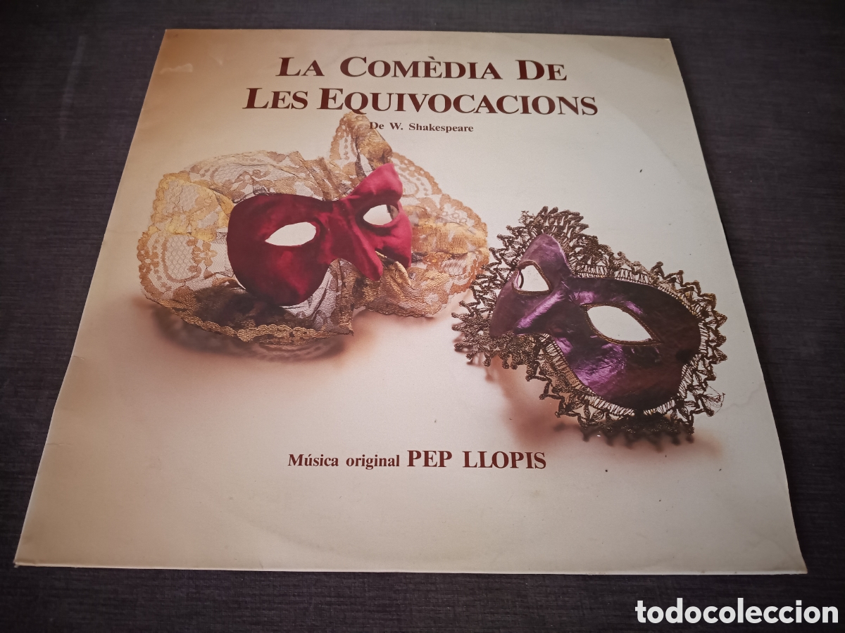Discos de vinilo: Pep Llopis - La Com&egrave;dia De Les Equivocacions (Banda Sonora De L'Espectacle) (LP, Album)