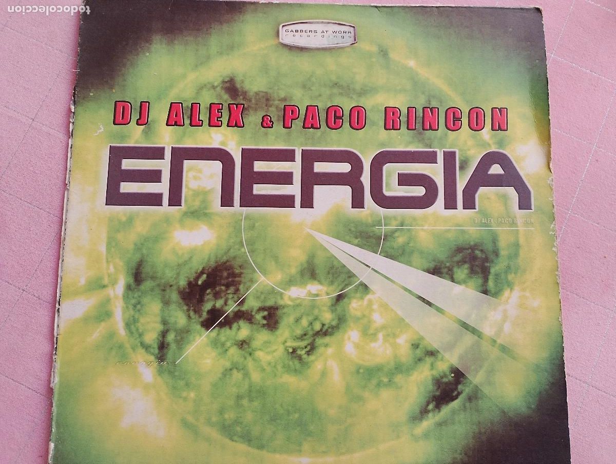 Discos de vinilo: DJ Alex (5) & Paco Rincon &ndash; Energia,2003,Hard House