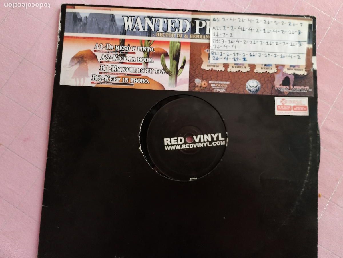 Discos de vinilo: Hector DJ & Hermanos Kapiya &ndash; Wanted Project,2005,Hard House
