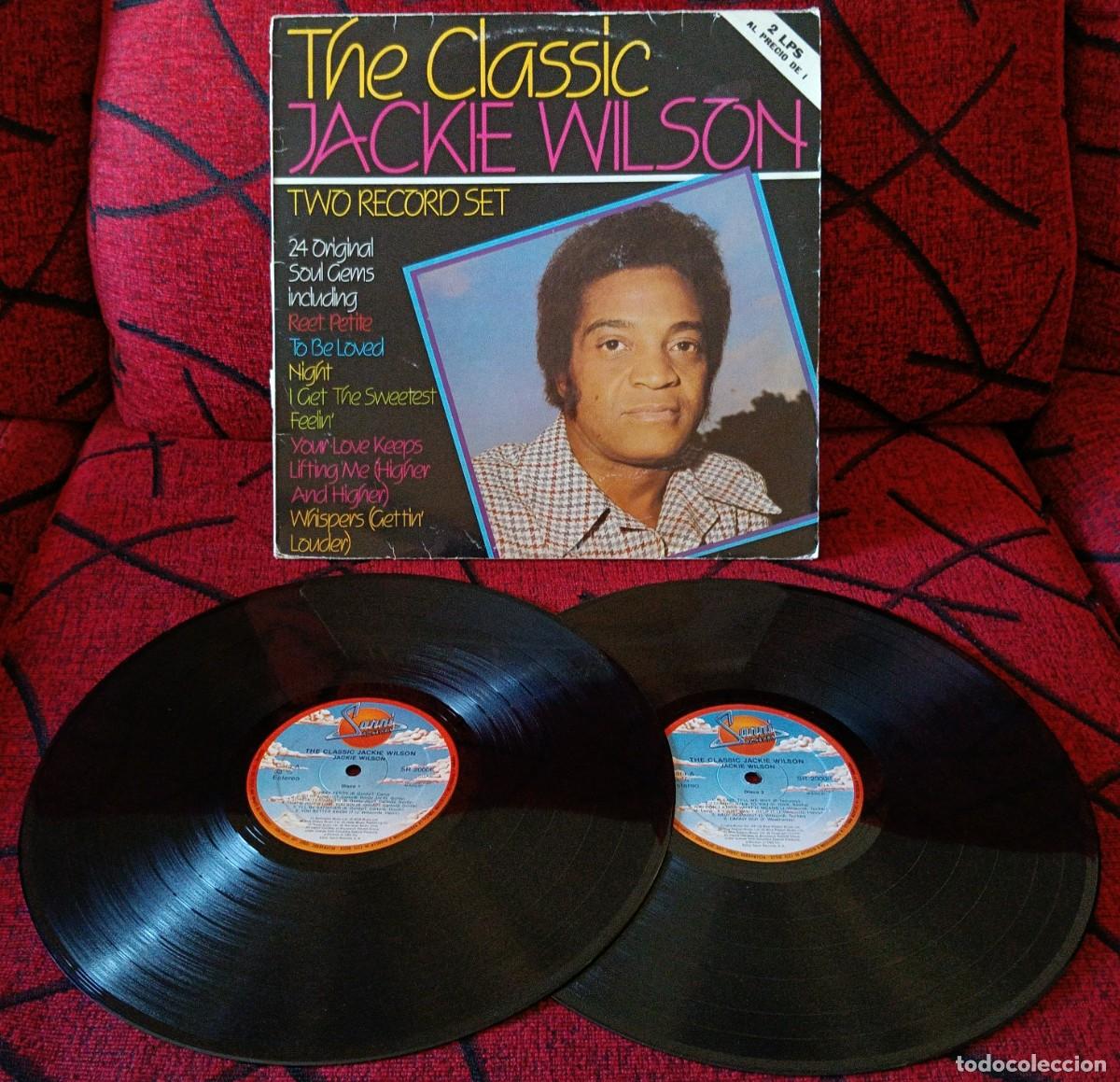 Discos de vinilo: JACKIE WILSON ** The Classic Jackie Wilson ** DOBLE VINILO LP 1987