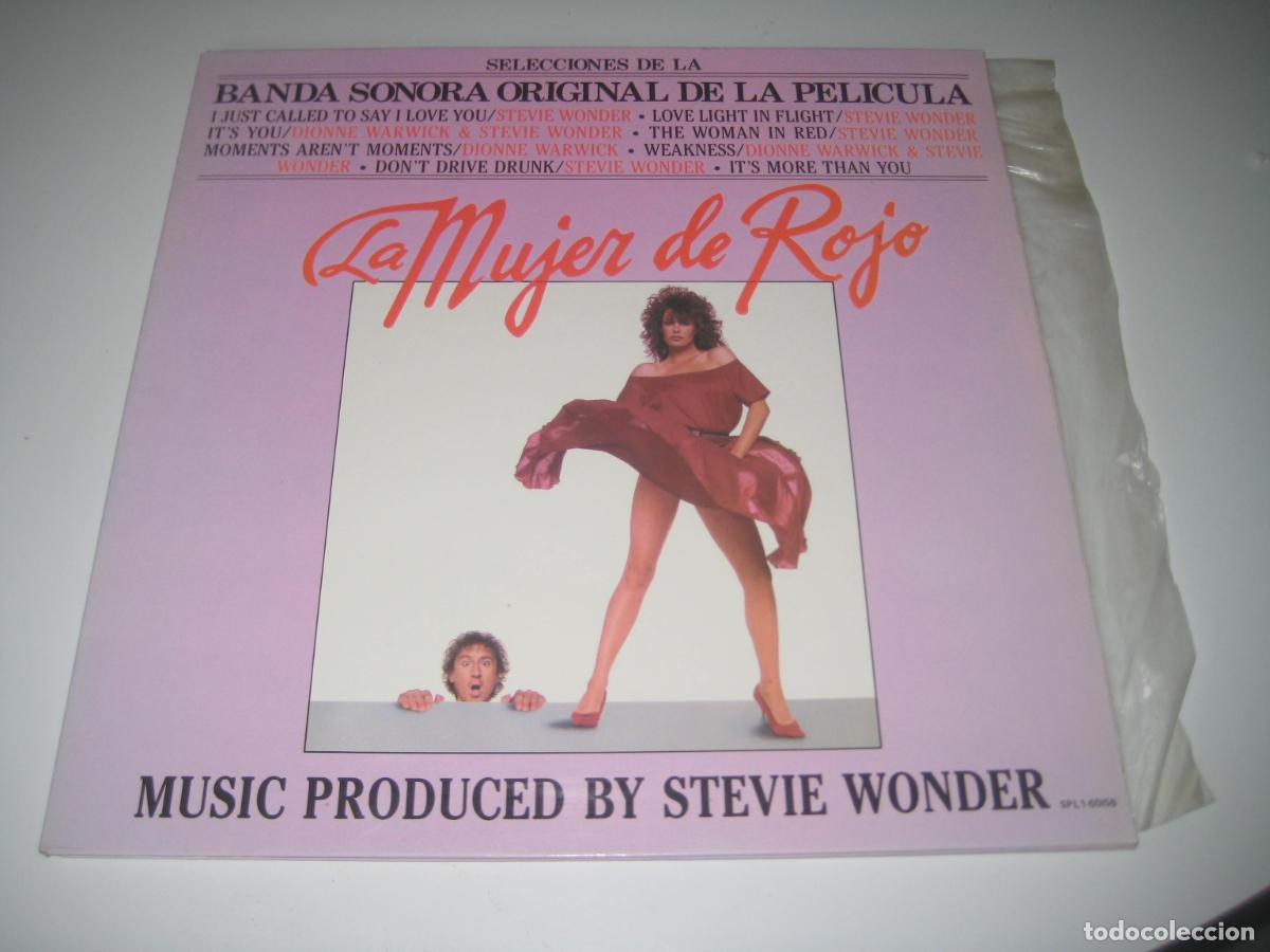 Discos de vinilo: Stevie Wonder - La mujer de rojo LP