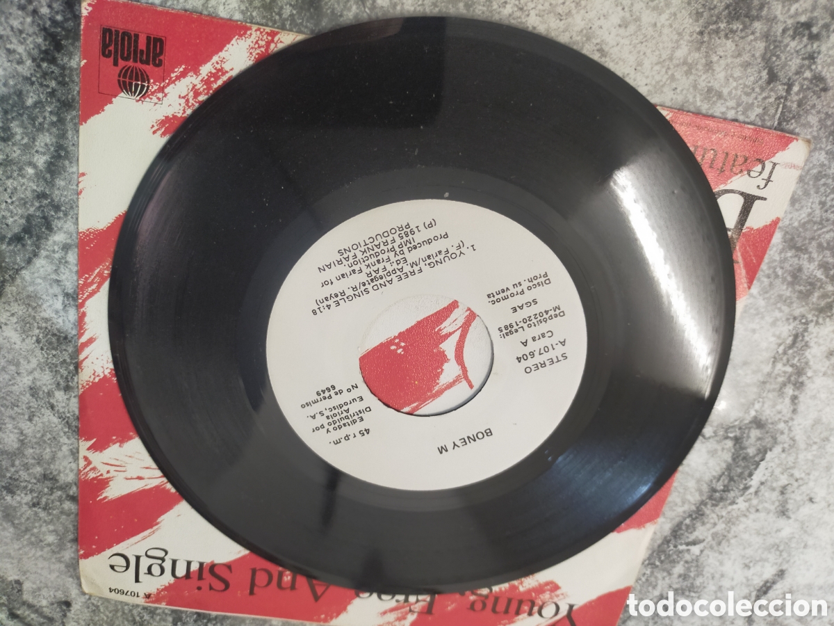 Discos de vinilo: Single, BONEY M. ARIOLA - Foto 3