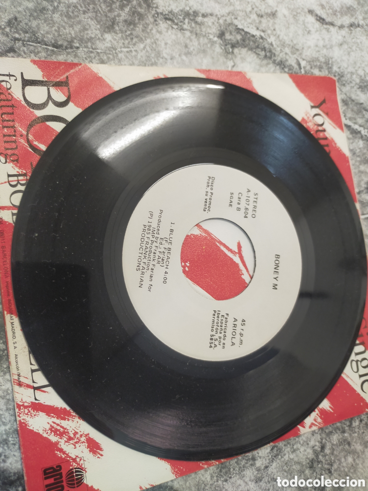 Discos de vinilo: Single, BONEY M. ARIOLA - Foto 4