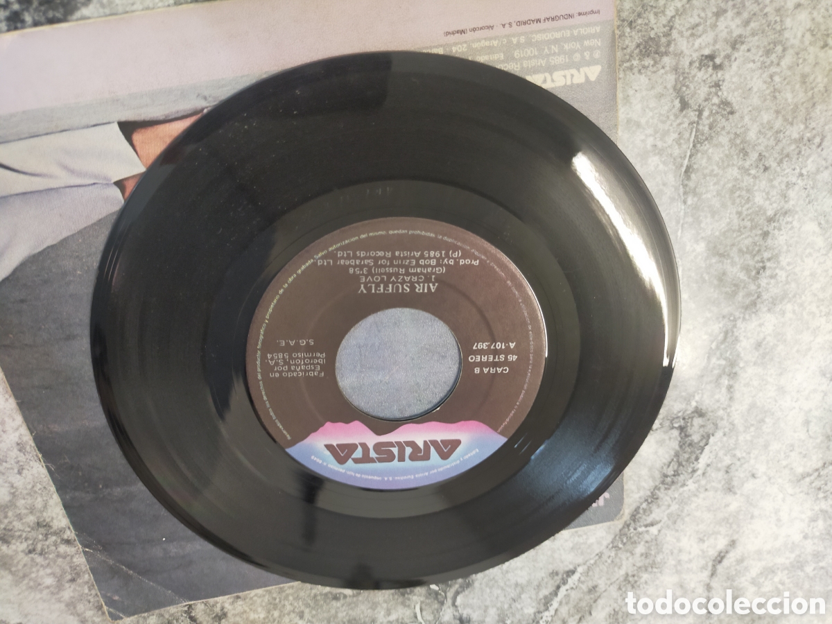 Discos de vinilo: Single AIR SUFFLY 1985 - Foto 3