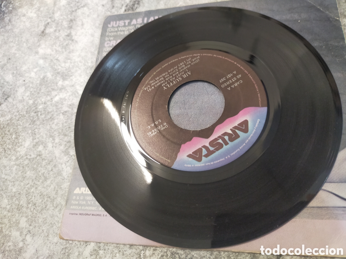 Discos de vinilo: Single AIR SUFFLY 1985 - Foto 4