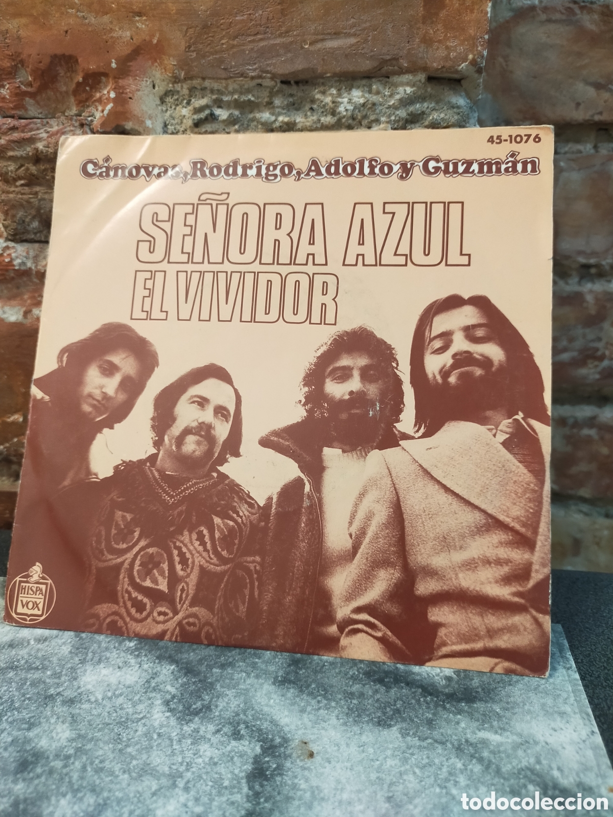 Discos de vinilo: Single C&Aacute;NOVAS RODRIGO ADOLFO Y GUZM&Aacute;N. SE&Ntilde;ORA AZUL/EL VIVIDOR