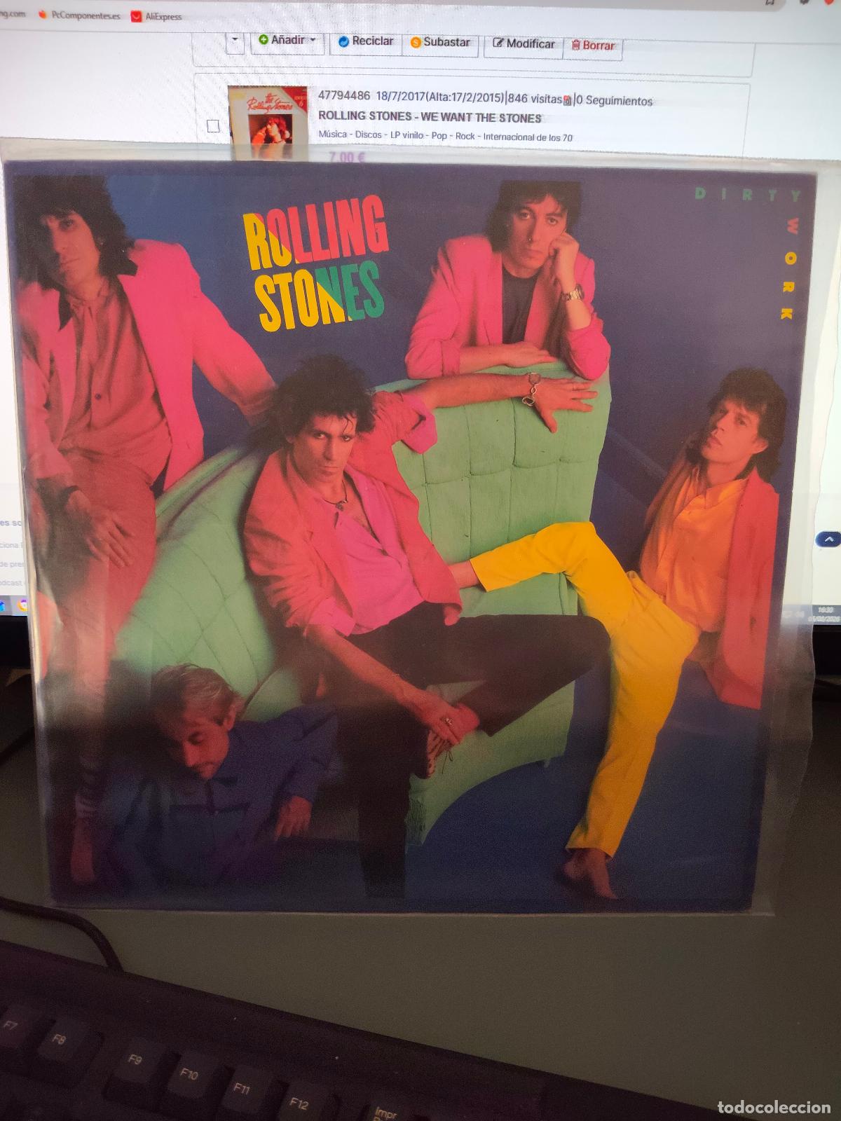 Discos de vinilo: The Rolling Stones. Dirty Work