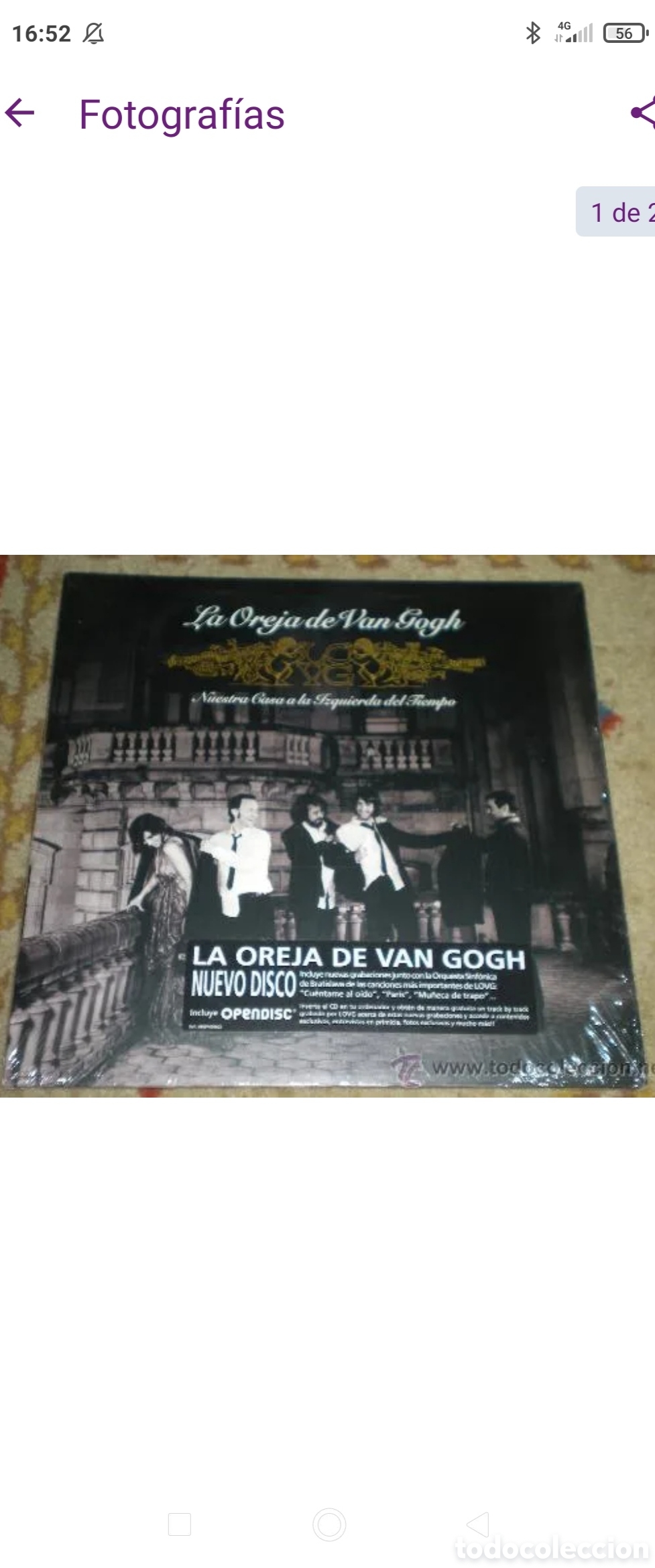 Discos de vinilo: Vinilo precintado: Nuestra Casa a la Izquierda del Tiempo de La Oreja de Van Gogh.