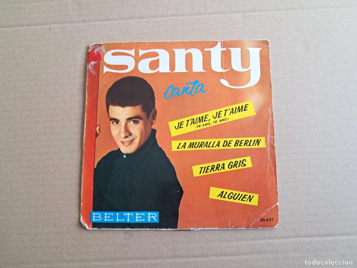 Discos de vinilo: SANTY - JE T&acute;AIME JE T&Aacute;IME EP 4 TEMAS 1962
