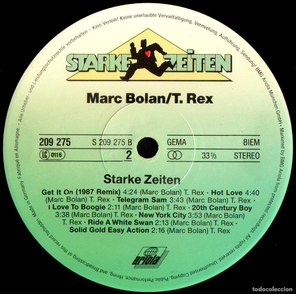 Discos de vinilo: [LP VINILO]. MARC BOLAN. T. REX. STARKE ZEITEN. - Foto 7