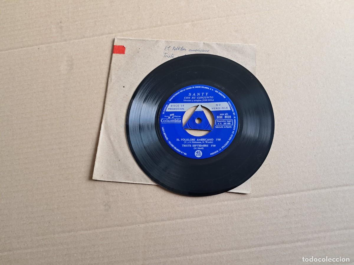 Discos de vinilo: SANTY CON SU CONJUNTO - EL FOLKLORE AMERICANO EP PROMOCIONAL 4 TEMAS 1966