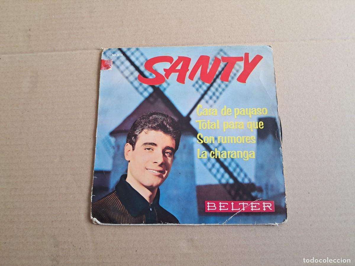 Discos de vinilo: SANTY - CARA DE PAYASO EP 4 TEMAS 1961