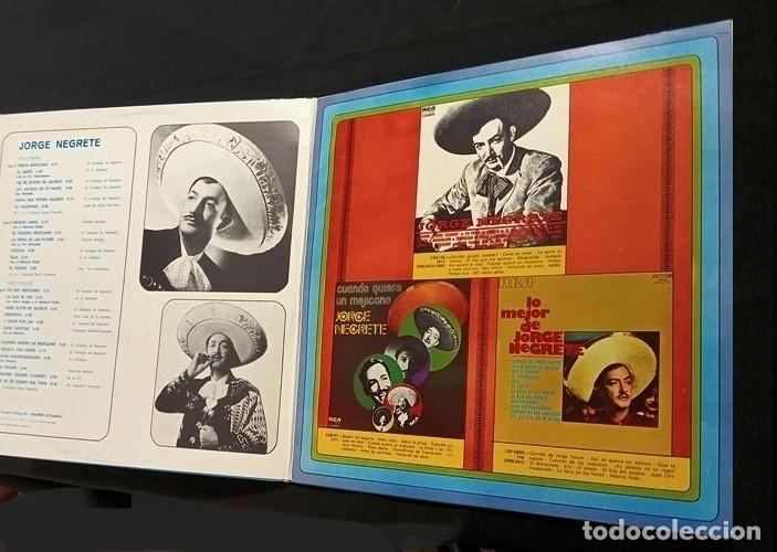 Discos de vinilo: [DOBLE LP VINILO]. JORGE NEGRETE. JORGE NEGRETE. - Foto 4