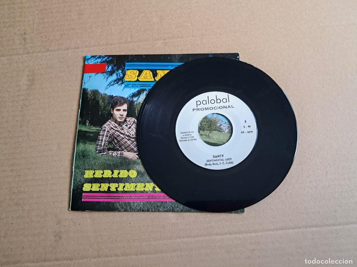 Discos de vinilo: SANTY - HERIDO SINGLE 1970 - Foto 2