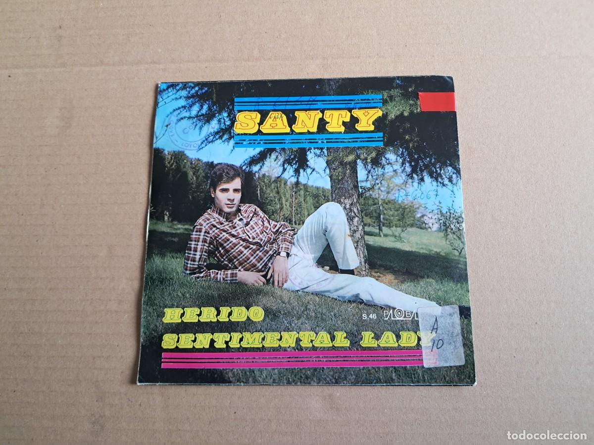 Discos de vinilo: SANTY - HERIDO SINGLE 1970 - Foto 3