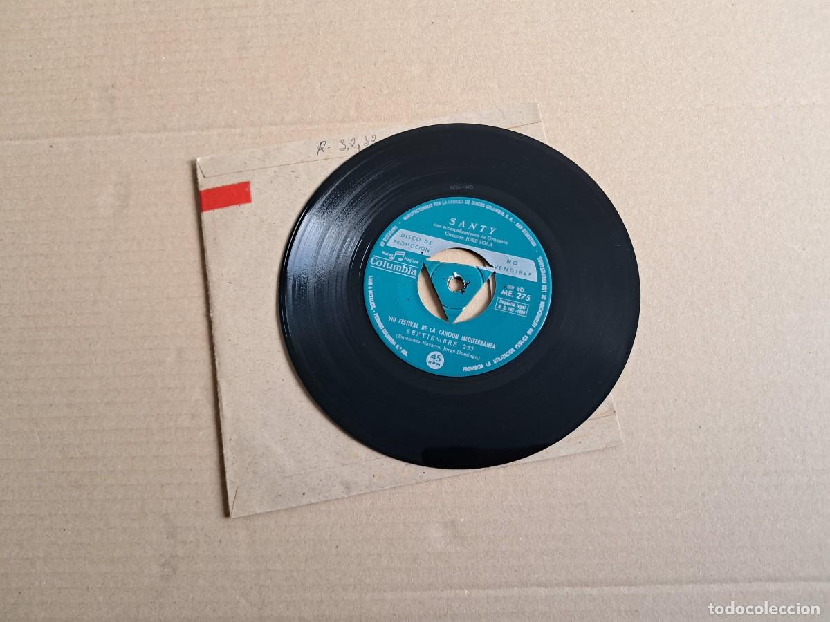 Discos de vinilo: SANTY - SI SALE EL SOL SINGLE PROMOCIONAL 1966