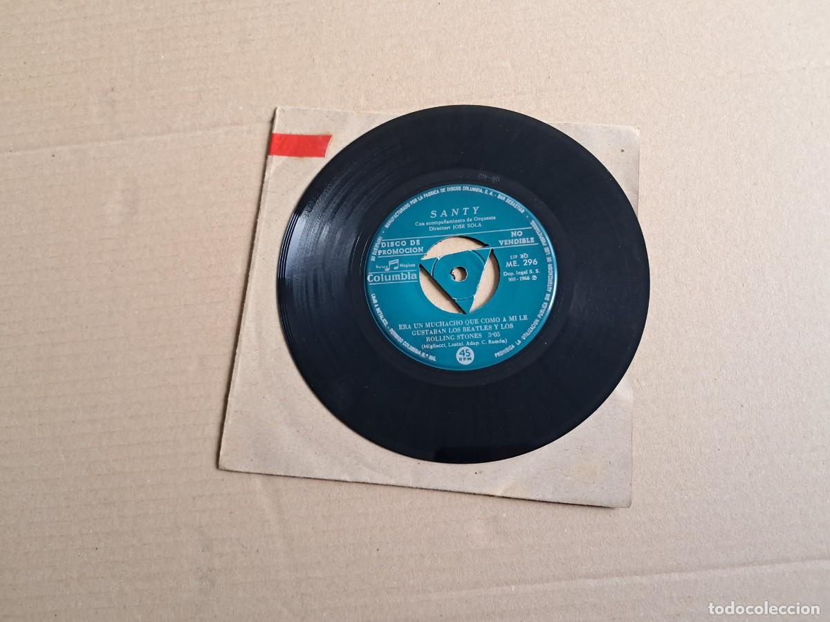 Discos de vinilo: SANTY - CUANDO DIGO QUE TE AMO SINGLE PROMOCIONAL 1966