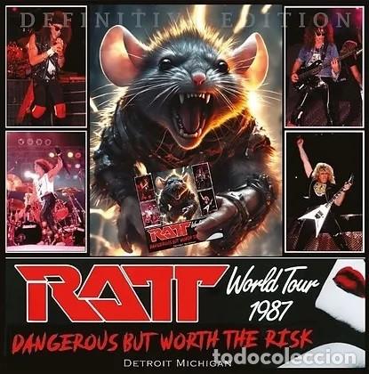 Discos de vinilo: Ratt &ndash; Dangerous But Worth The Risk World Tour 1987 (Detroit Michigan) 2 lp