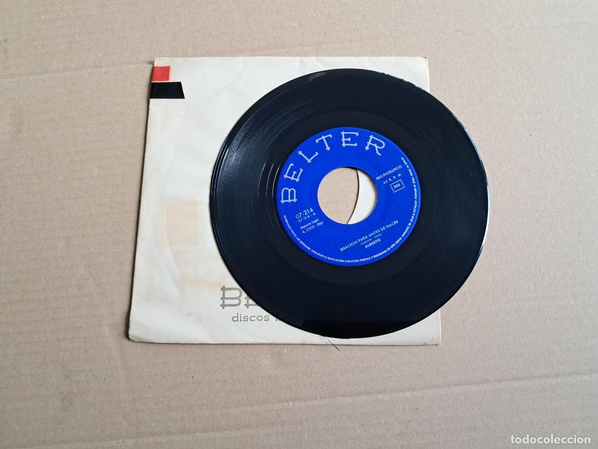 Discos de vinilo: ALBERTO - ORACION PARA ANTES DE NACER SINGLE 1965 SIN CUBIERTA