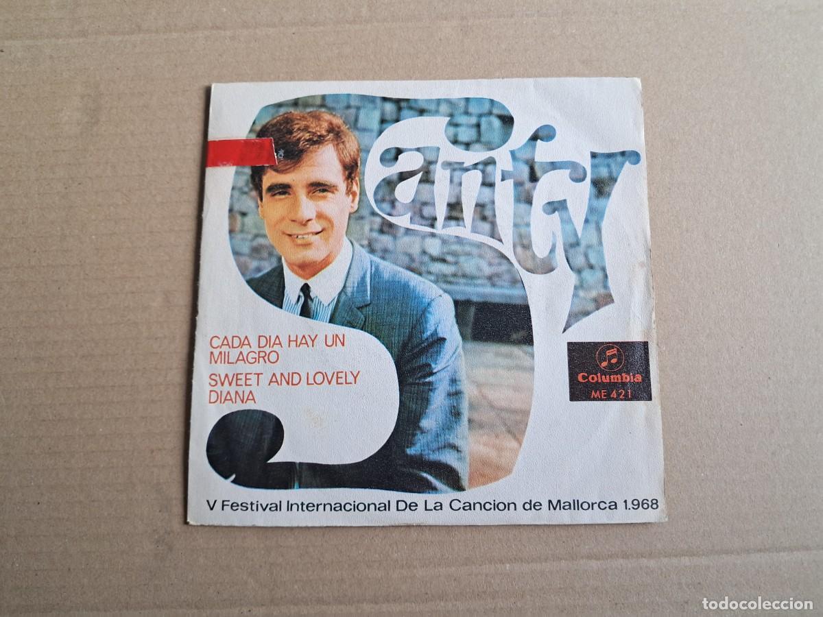 Discos de vinilo: SANTY - CADA DIA HAY UN MILAGRO SINGLE 1967