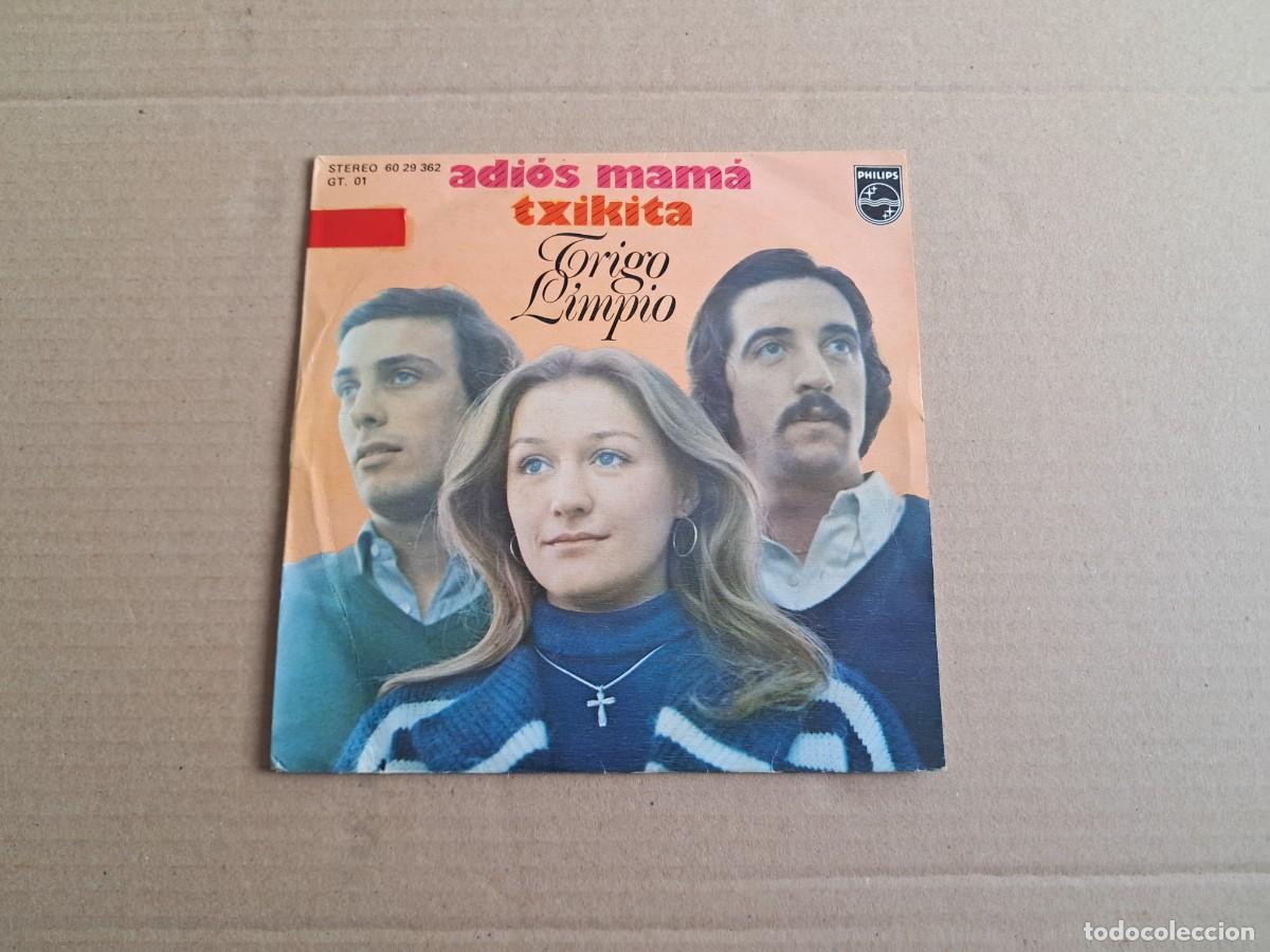 Discos de vinilo: TRIGO LIMPIO - ADIOS MAMA SINGLE PROMOCIONAL 1976