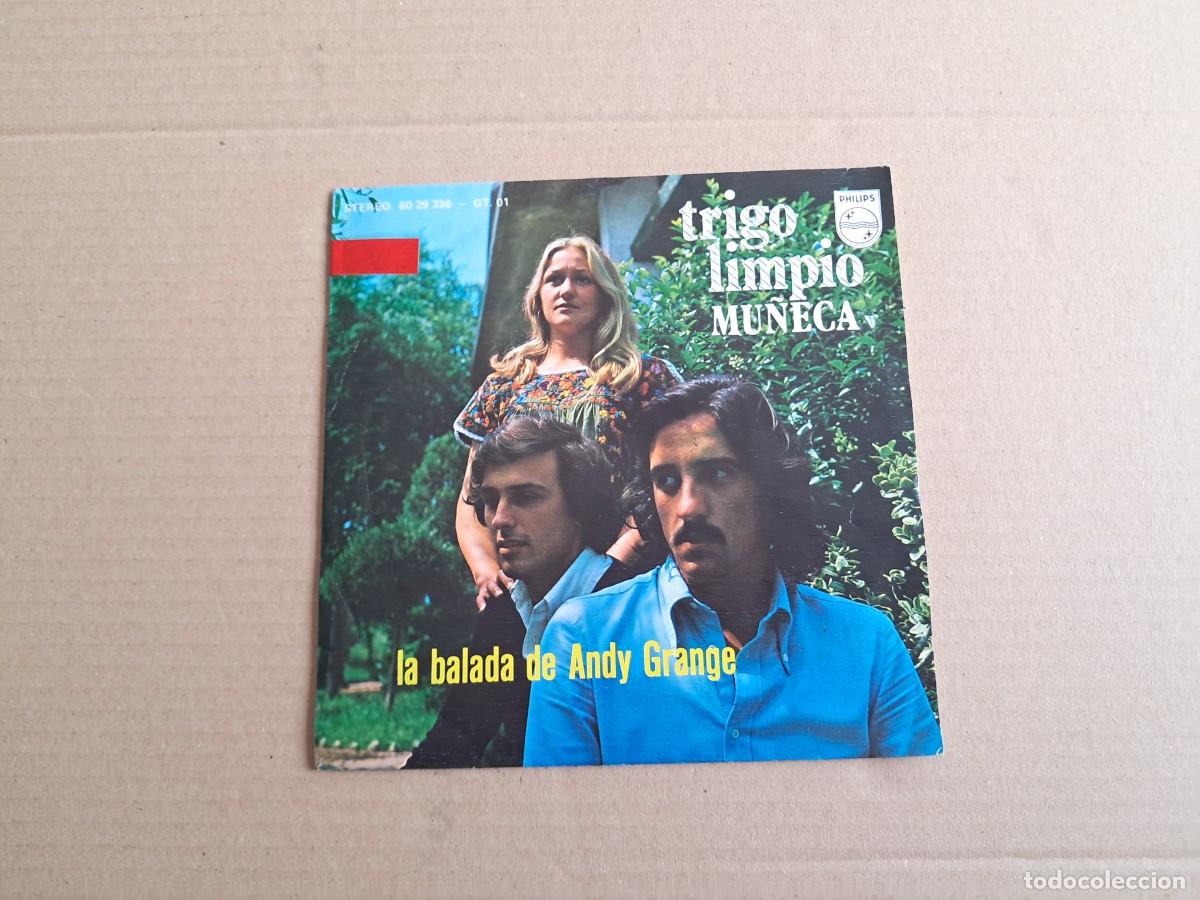 Discos de vinilo: TRIGO LIMPIO - MU&Ntilde;ECA SINGLE PROMOCIONAL 1975