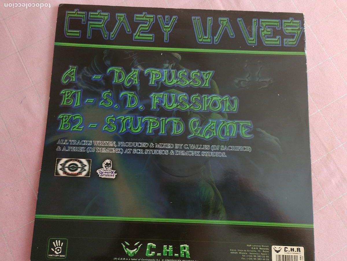 Discos de vinilo: Evil Twins &ndash; Crazy Waves , 2006, Hard House, Jumpstyle - Foto 3
