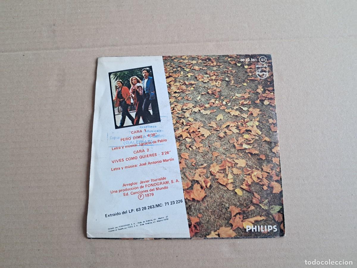 Discos de vinilo: TRIGO LIMPIO - PERO DIME SINGLE 1979 - Foto 3