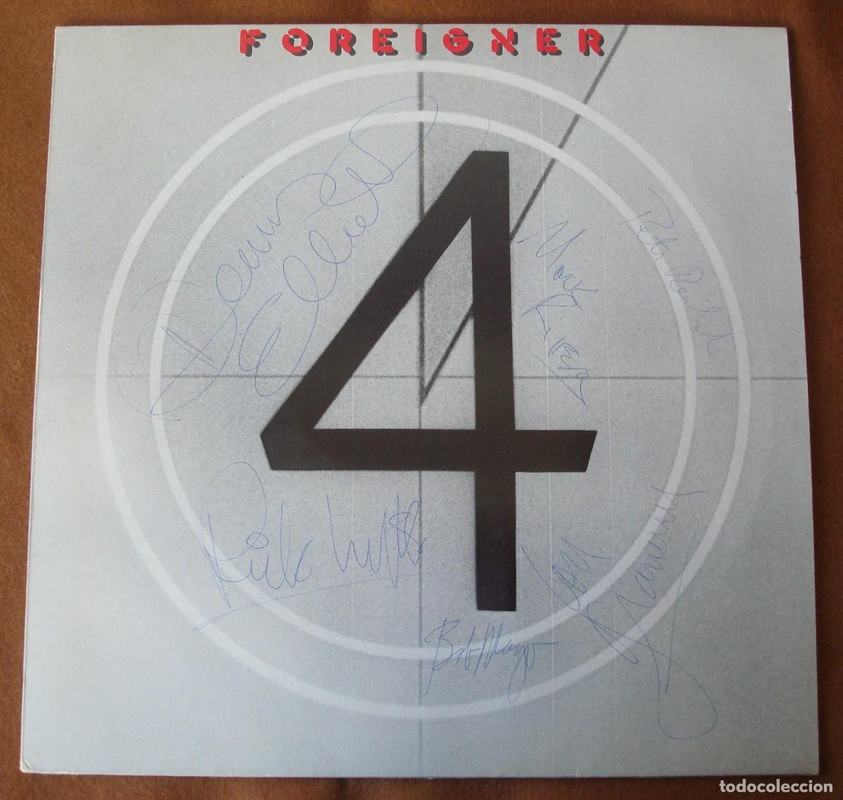Discos de vinilo: Foreigner : 4 - Edici&oacute;n original Alemania CON 6 FIRMAS (1981 Atlantic) - Lou Gramm