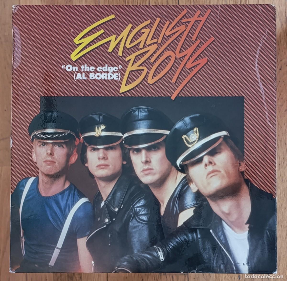 Discos de vinilo: ENGLISH BOYS &ndash; ON THE EDGE LP 1982 GRABADO EN 1980 RARA EDICION ESPA&Ntilde;OLA -SYNTH POP NEW WAVE UK