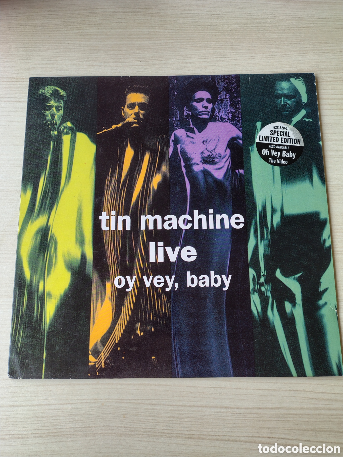 Discos de vinilo: TIN MACHINE Live Oy Vey, Baby ( 1992 VICTORY MUSIC HOLLAND ) DAVID BOWIE