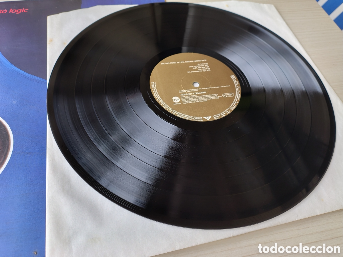 Discos de vinilo: CHRIS REA Espresso Logic ( 1993 MAGNET WARNER GERMANY ) EX EX - Foto 5