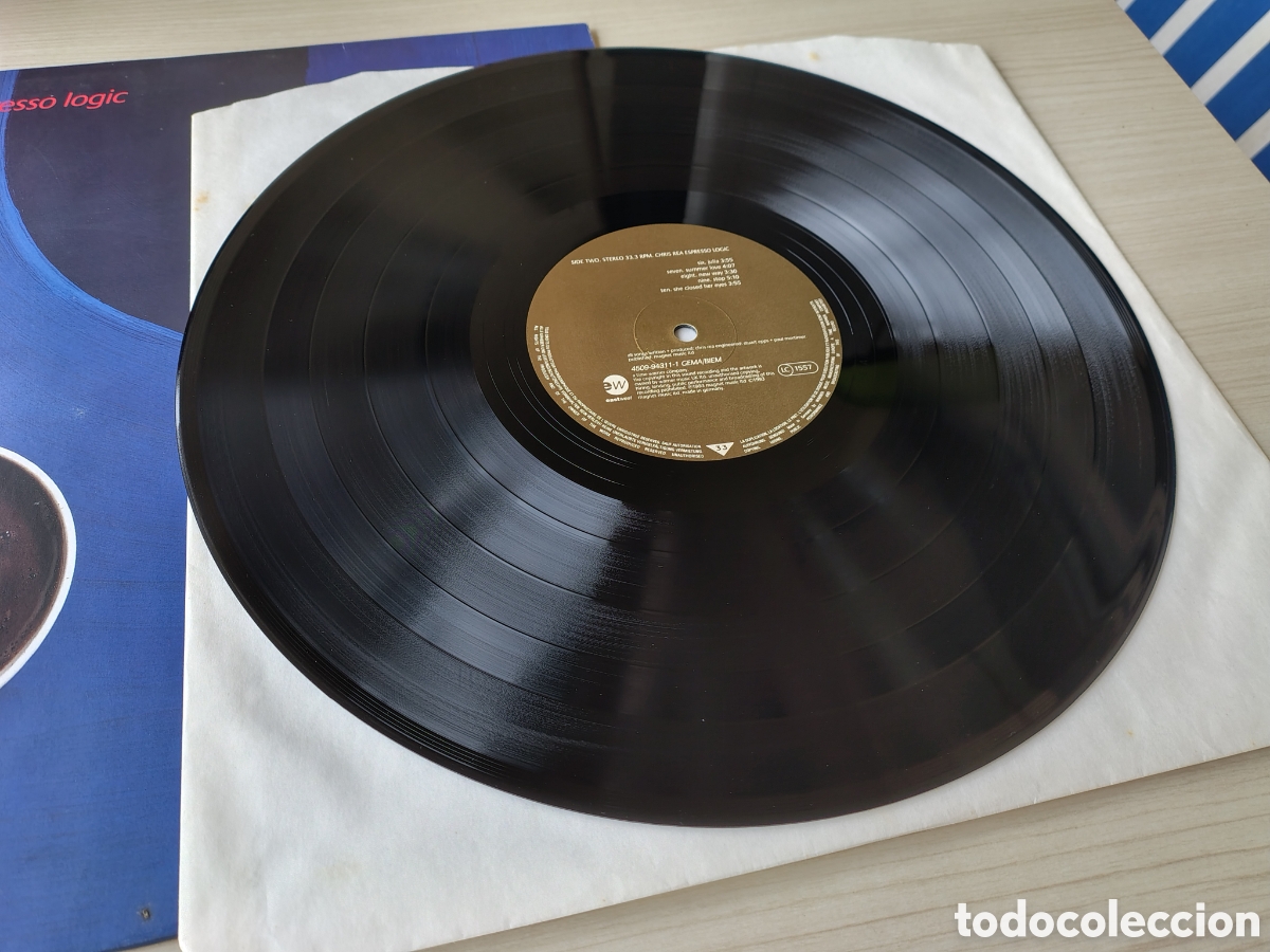 Discos de vinilo: CHRIS REA Espresso Logic ( 1993 MAGNET WARNER GERMANY ) EX EX - Foto 7