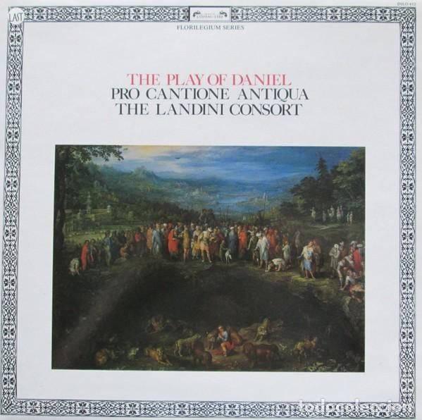 Discos de vinilo: Pro Cantione Antiqua, The Landini Consort &ndash; The Play of Daniel + Libreto
