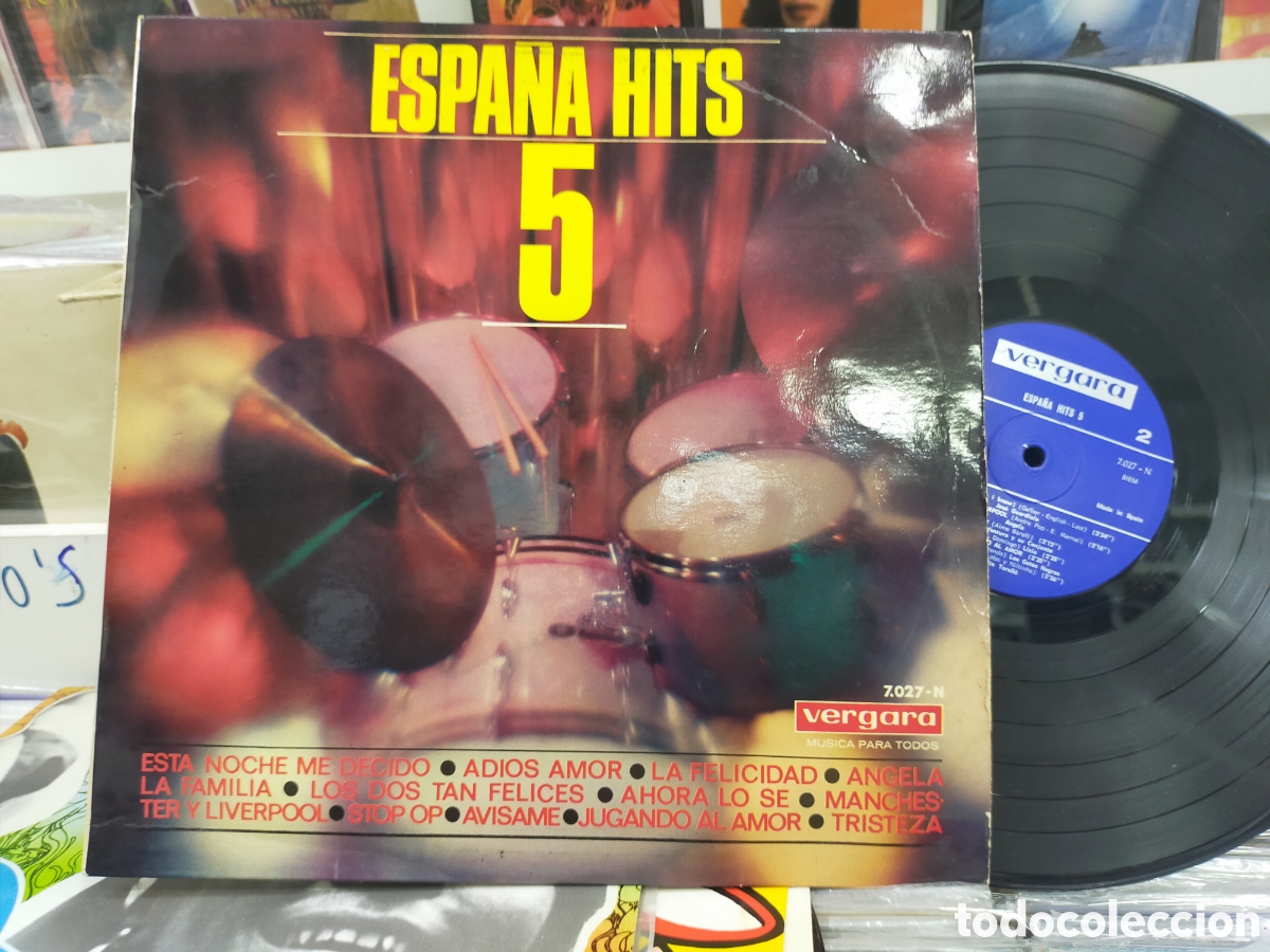 Discos de vinilo: Espa&ntilde;a hits 5 lp 1967