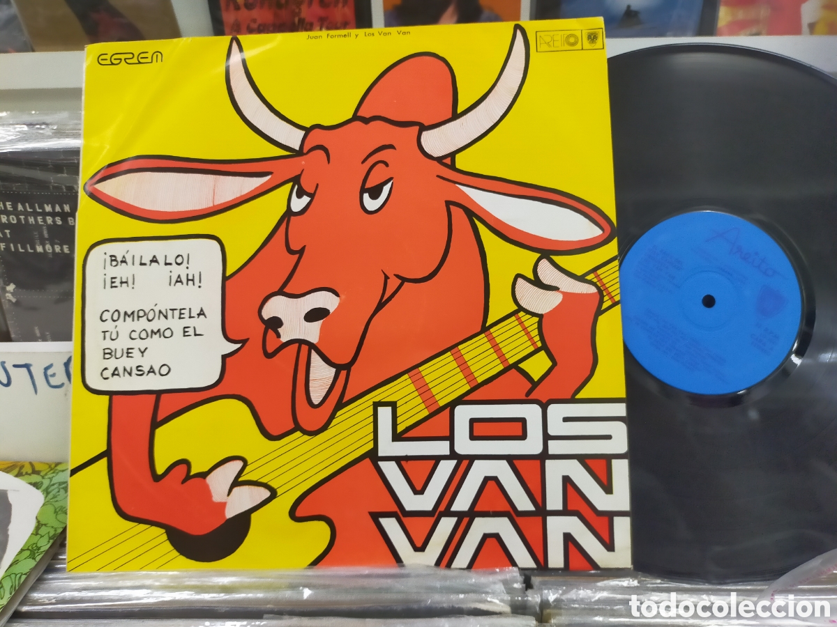 Discos de vinilo: Los van van LP el baile del buey cansao cuba