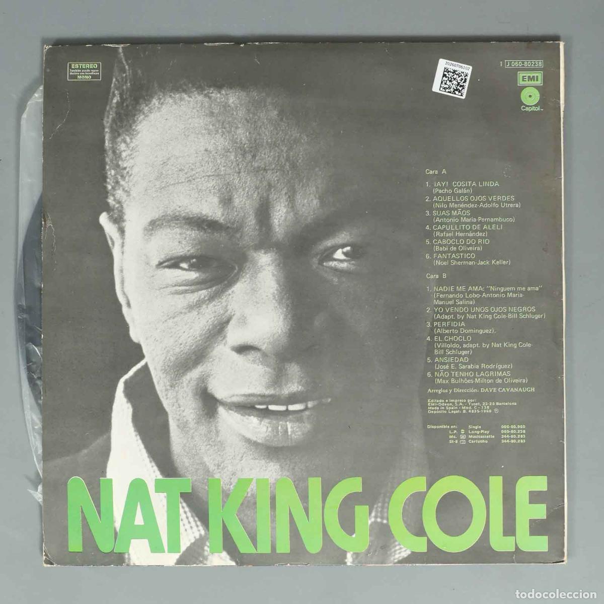 Discos de vinilo: LP. Nat King Cole &ndash; Ansiedad - Foto 2