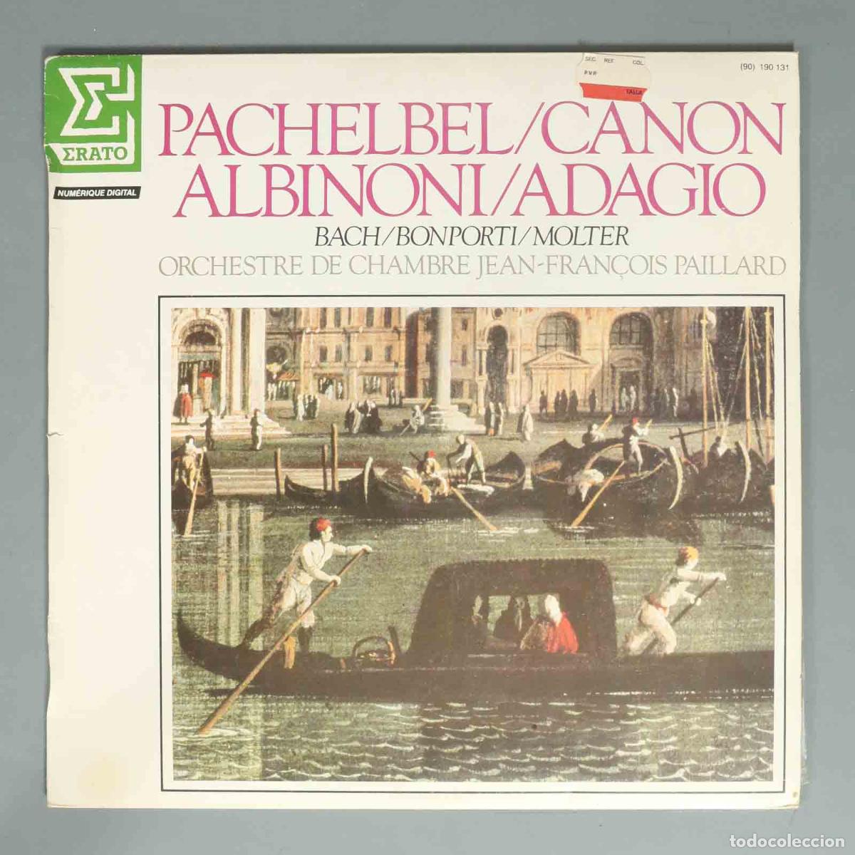 Discos de vinilo: LP. Paillard &ndash; Canon Adagio Pachelbel / Albinoni / Bach / Bonporti