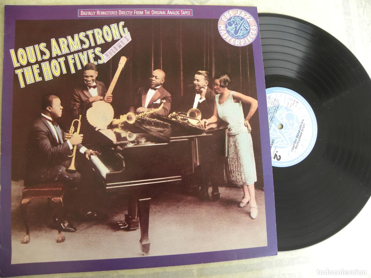 Discos de vinilo: LOUIS ARMSTRONG THE HOT FIVES -LP 1988 -PEDIDO MINIMO 3 EUROS