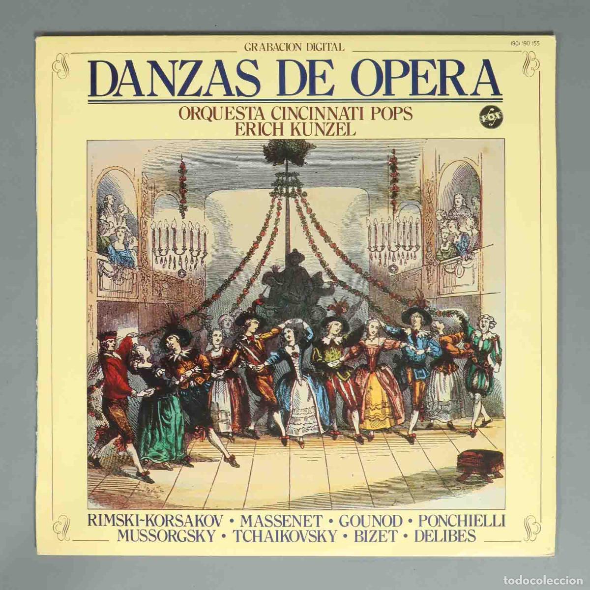 Discos de vinilo: LP. DANZAS DE OPERA ORQUESTA CINCINNATI ERICH KUNZEL