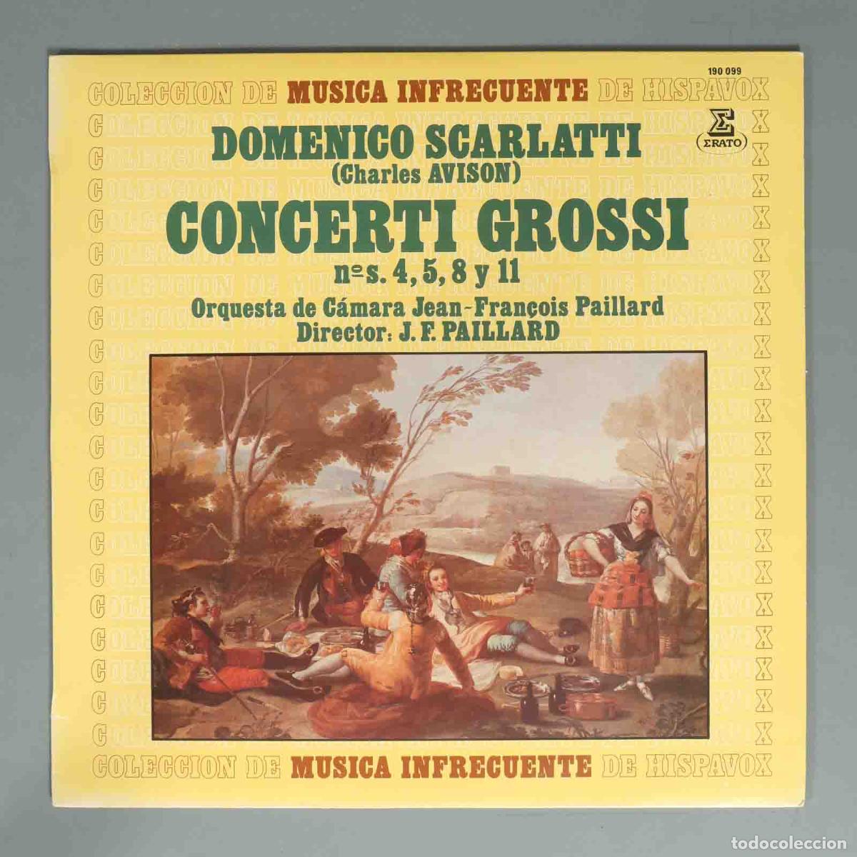 Discos de vinilo: LP. DOMENICO SCARLATTI.PAILLARD. CONCERTI GROSSI 4, 5, 8 y 11