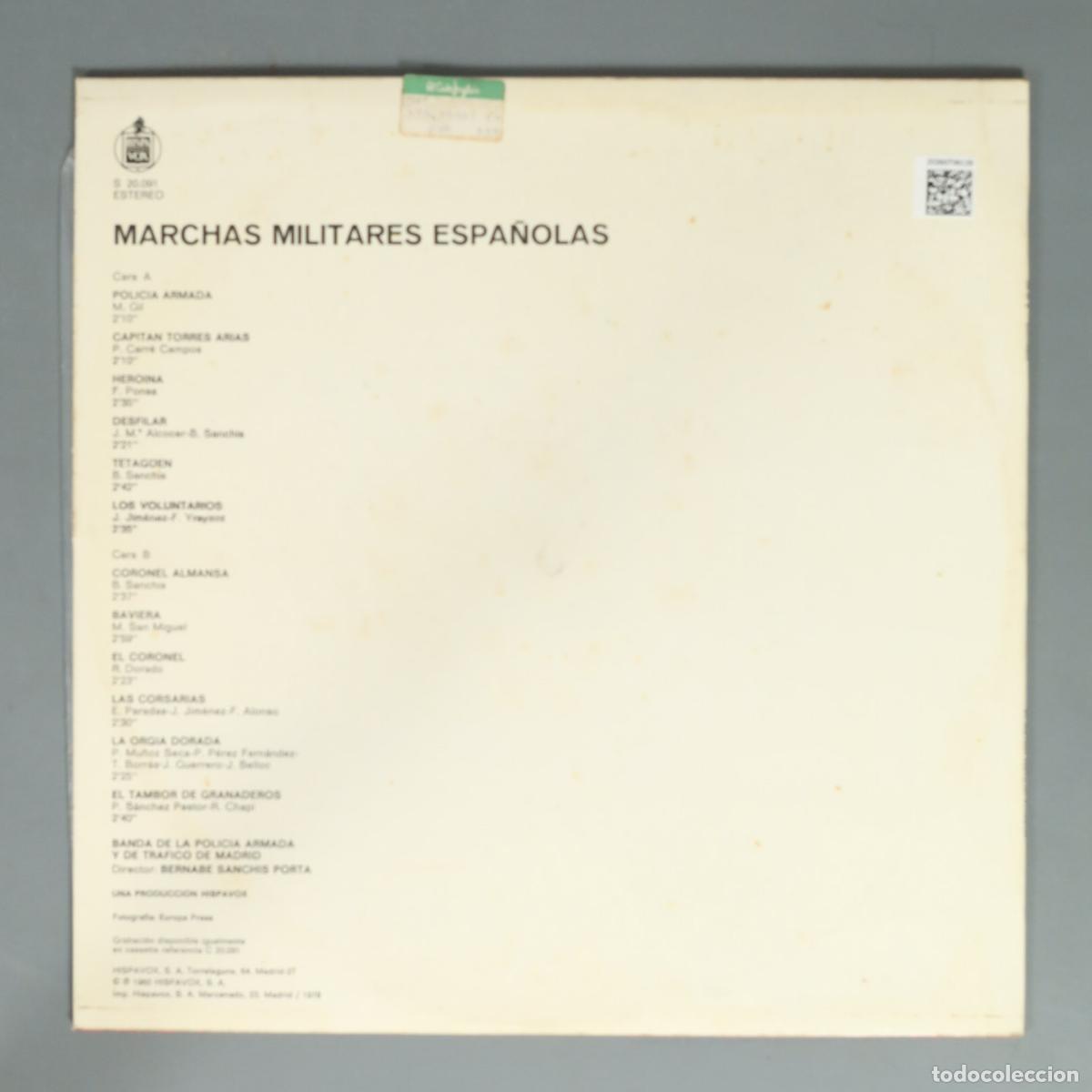 Discos de vinilo: LP. Marchas Militares Espa&ntilde;olas - Foto 2