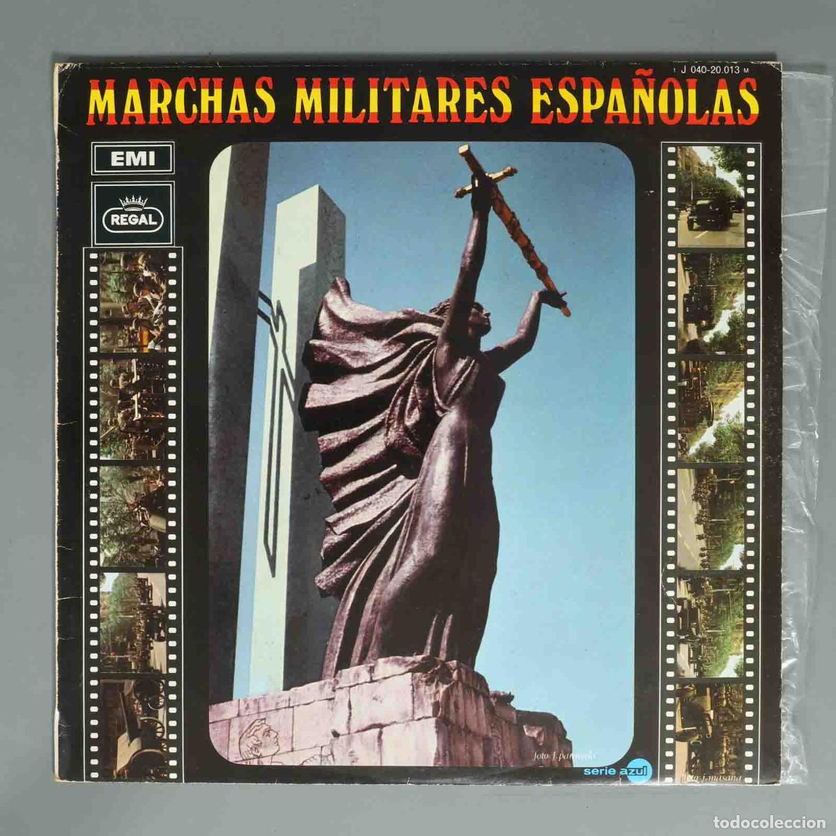 Discos de vinilo: LP. MARCHAS MILITARES ESPANOLAS BANDA DE LA POLICIA ARMADA Y DE TRAFICO, DE BARCELONA