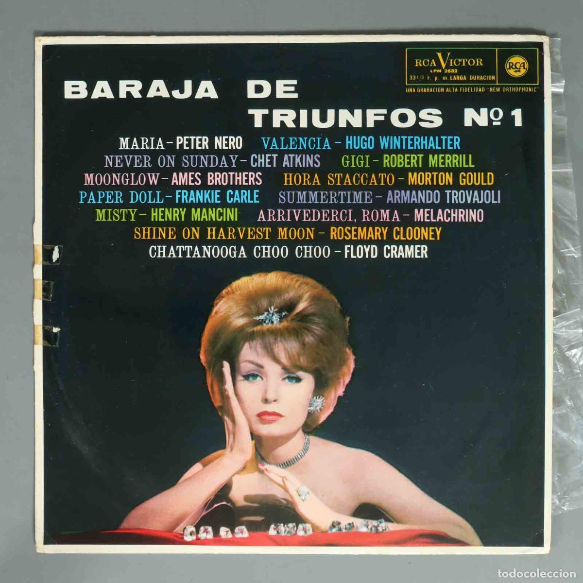Discos de vinilo: LP. BARAJA DE TRIUNFOS № 1 MARIA-PETER NERO VALENCIA - HUGO WINTERHALTER