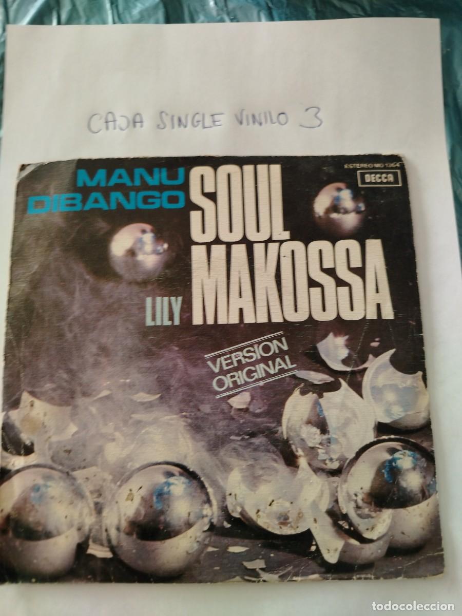 Discos de vinilo: Single vinilo manu dibango soul makossa lily